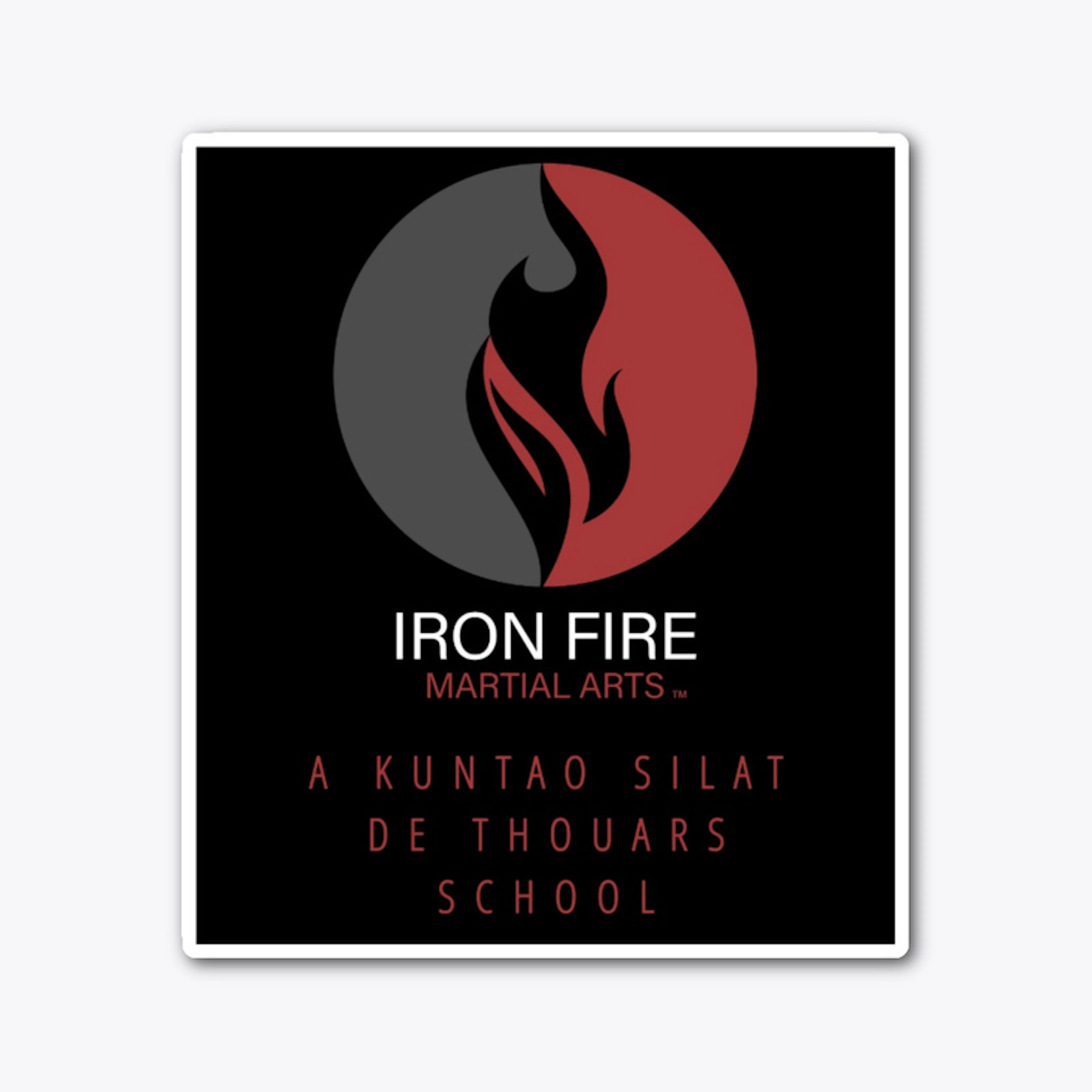Iron Fire Sticker